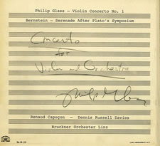 Glass Bernstein Violin Concertos, New Album from Capuçon, Davies, and Bruckner Orchester Linz